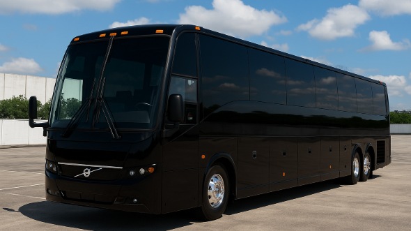 Exterior of Westminster Party Bus Company's 40 Passenger Charter Bus in Westminster