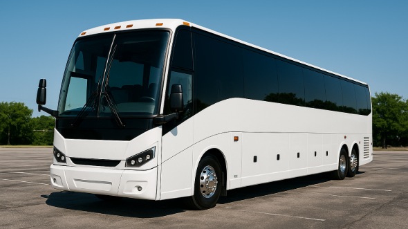 Exterior of Westminster Party Bus Company's 45 Passenger Charter Bus in Westminster